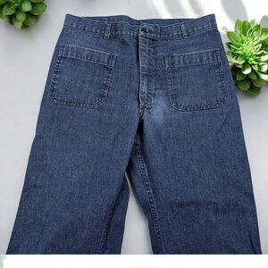Vintage US NAVY Issued Men's 36R 33x29 Utility Trousers TYPE 2 II Denim‎ Jeans